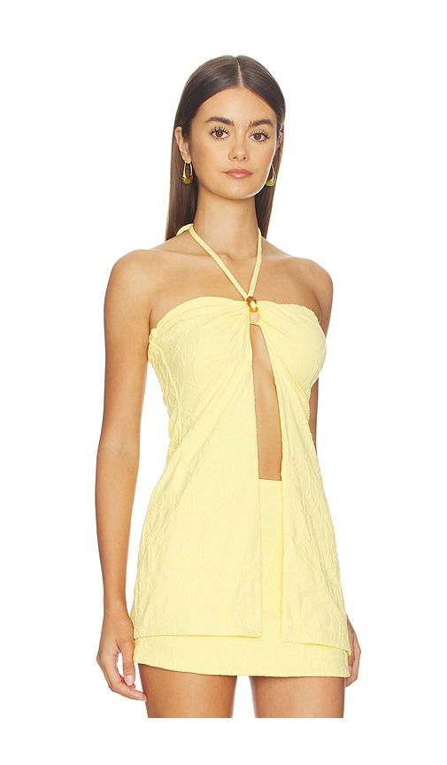 Jamie Top in Lemon. - size L (also in M, S, XL, XS) - DEVON WINDSOR - Modalova