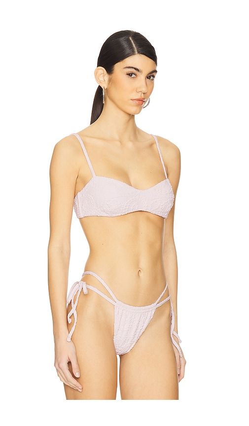 Belinda Bikini Top in Blush. - size L (also in M, XL) - DEVON WINDSOR - Modalova