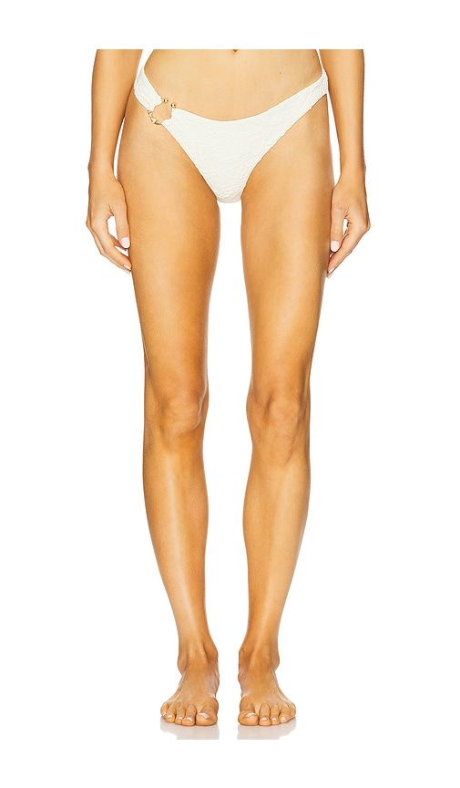 Camden Bikini Bottom in Ivory. - size L (also in M, S, XL, XS) - DEVON WINDSOR - Modalova