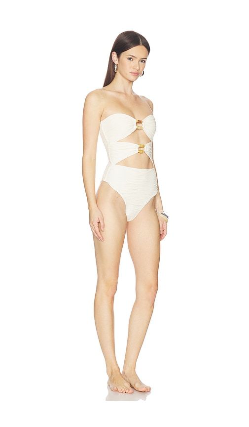 Amii Lurex One Piece in Cream. - size L (also in M, S, XS) - DEVON WINDSOR - Modalova