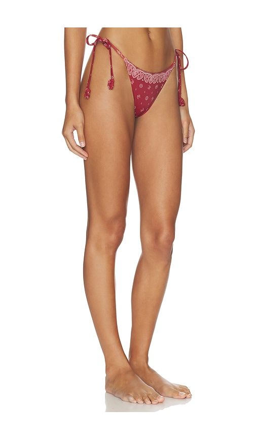 Eadie Bikini Bottom in Red. - size L (also in S, XL, XS) - DEVON WINDSOR - Modalova