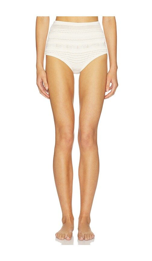 Verity Bikini Bottom in Cream. - size L (also in M, S, XS) - DEVON WINDSOR - Modalova