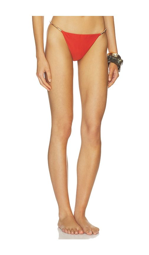 Genesis Bikini Bottom in Brick. - size L (also in M, S, XL, XS) - DEVON WINDSOR - Modalova
