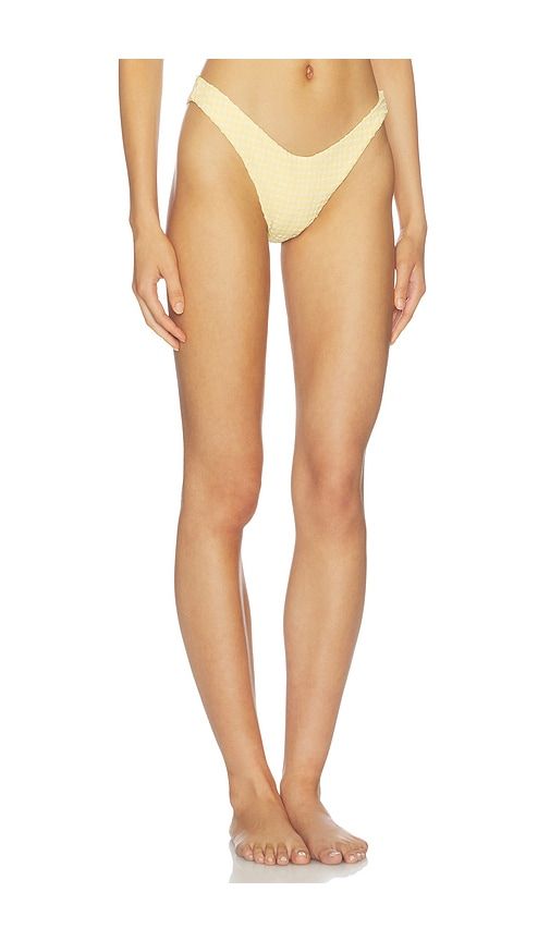 Larissa Bikini Bottom in Yellow. - size M (also in XL) - DEVON WINDSOR - Modalova