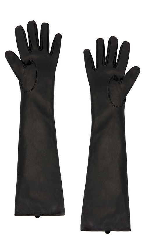 EAVES Leather Gloves in Black - EAVES - Modalova