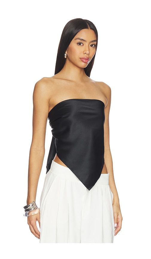 EAVES Paola Silk Scarf in Black - EAVES - Modalova