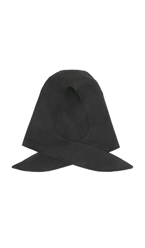 EAVES Fritz Wool Hood in Black - EAVES - Modalova