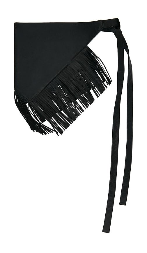 EAVES Milo Leather Belt in Black - EAVES - Modalova