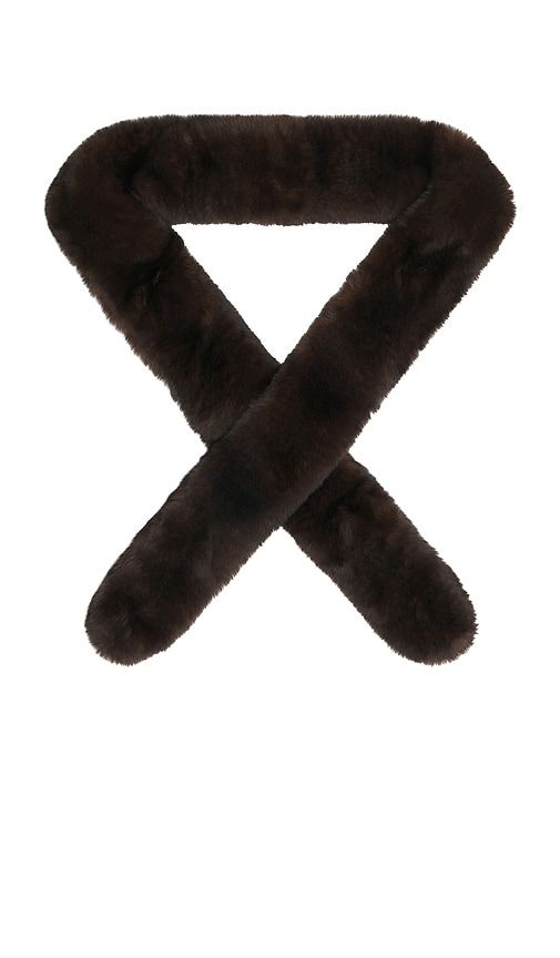 X Blake Evin Helga Faux Fur Scarf in - EAVES - Modalova