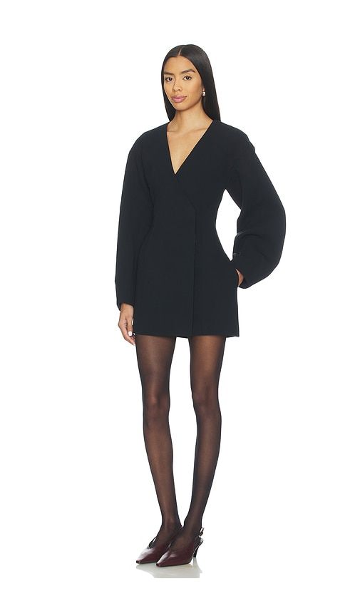 Norna Polished Crepe Mini Dress in . - size S (also in XS, XXS) - EAVES - Modalova