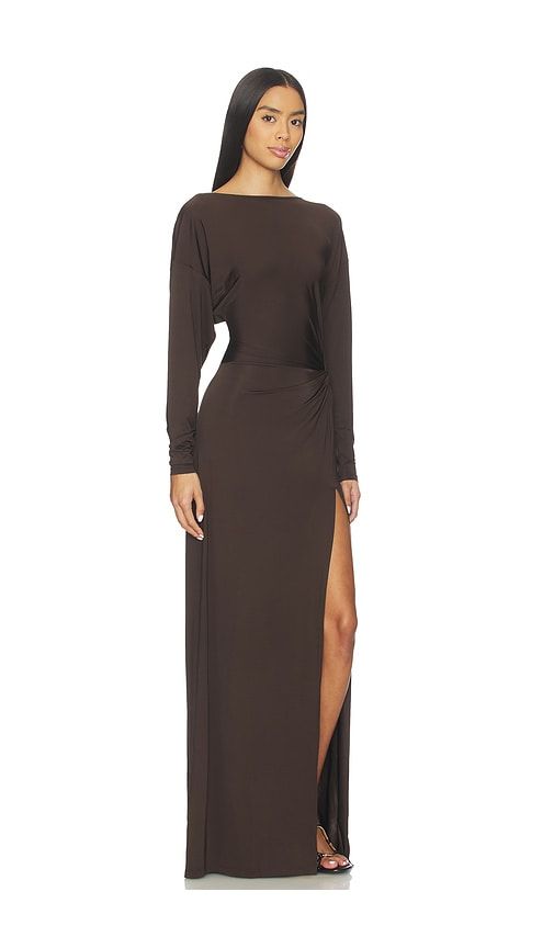 Ingrid Gown in Brown. - size S (also in XS, XXS) - EAVES - Modalova