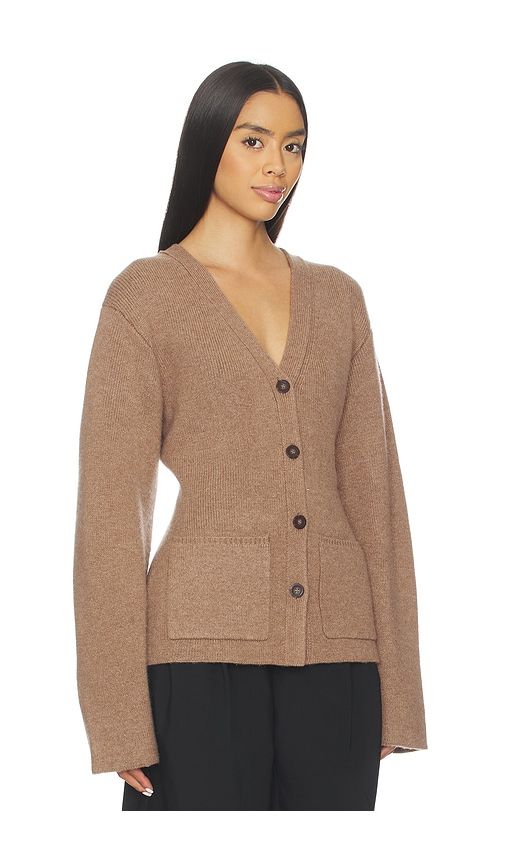 Sophie Structured Cardigan in Brown. - size XL (also in XS) - EAVES - Modalova