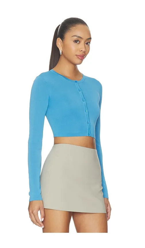 Aoife Cardigan in Blue. - size L (also in M, S, XL, XS) - EAVES - Modalova