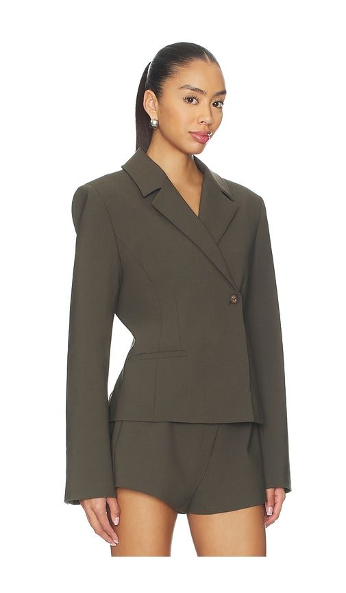 Ragni Blazer in Olive. - size M (also in XL, XS) - EAVES - Modalova