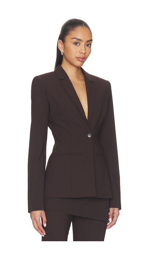 Filipa Tailored Blazer in Brown. - size S (also in XS) - EAVES - Modalova