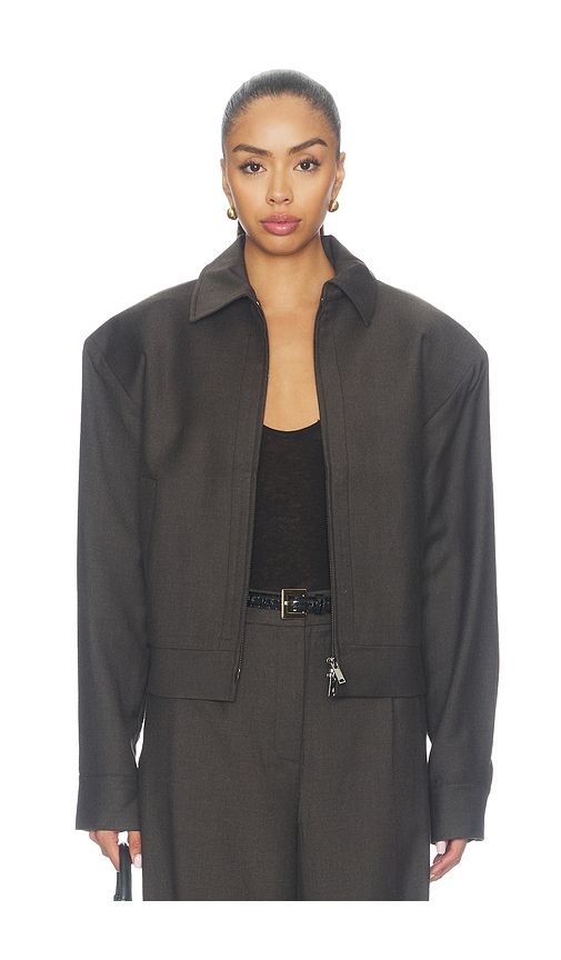 Dima Bomber Jacket in Brown. - size L (also in M, S, XL, XS, XXS) - EAVES - Modalova
