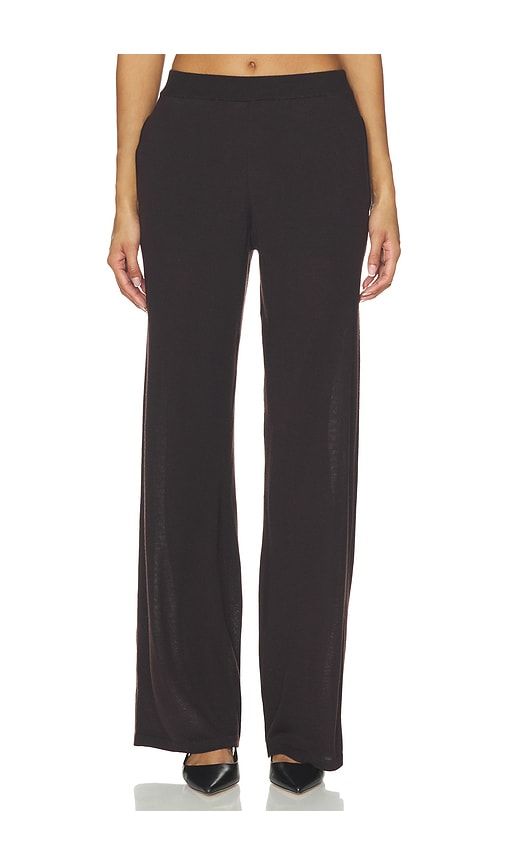 X Blake Evin Lucero Knit Pant in Chocolate. - size L (also in M, S, XL, XS, XXS) - EAVES - Modalova