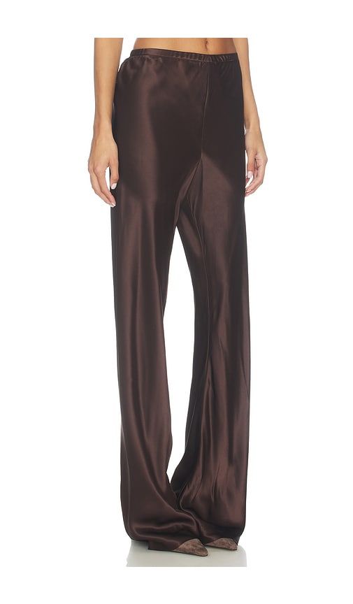 Loretta Silk Pants in Chocolate. - size L (also in XL) - EAVES - Modalova