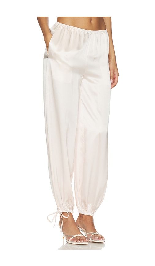 Dara Silk Pant in . - size L (also in M, S, XL, XS) - EAVES - Modalova