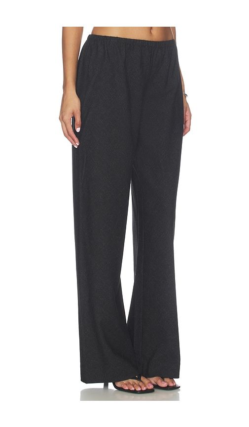 X Blake Evin Loretta Classic Suiting Bias Pant in Charcoal. - size L (also in M, S, XL, XS) - EAVES - Modalova