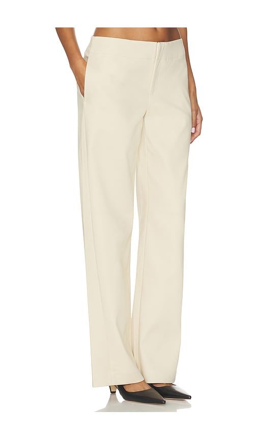 Ari Compact Suiting Pant in Beige. - size L (also in M, S, XL, XS, XXS) - EAVES - Modalova
