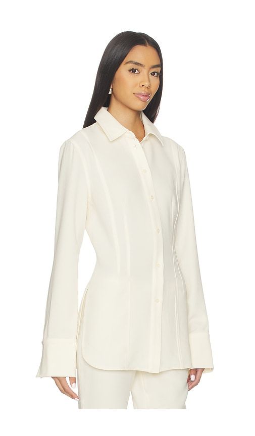 Lovise Polished Crepe Blouse in . - size S (also in XS) - EAVES - Modalova