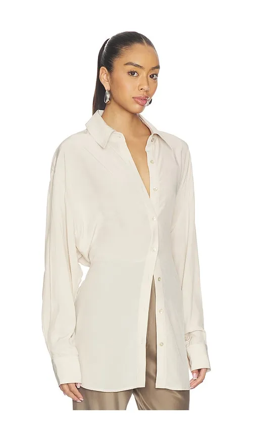 Sivan Shirt in Ivory. - size S (also in XS, XXS) - EAVES - Modalova