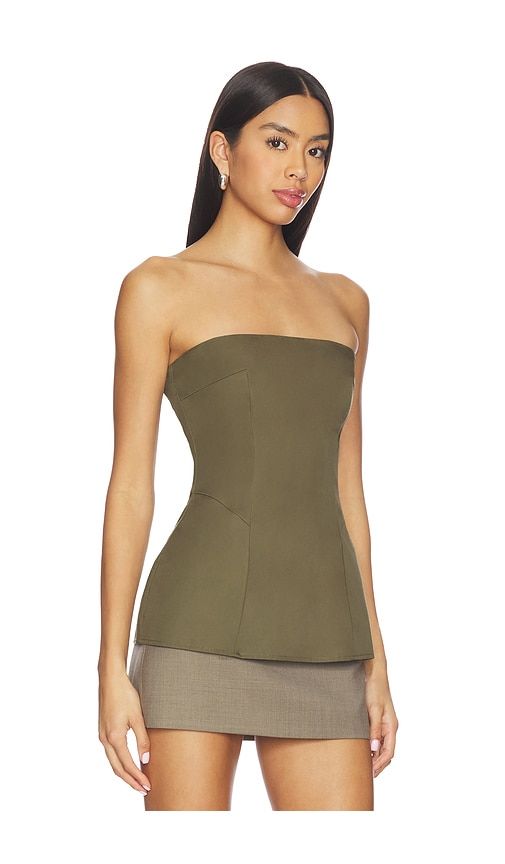Nadia Top in Olive. - size L (also in M, S, XL, XS, XXS) - EAVES - Modalova