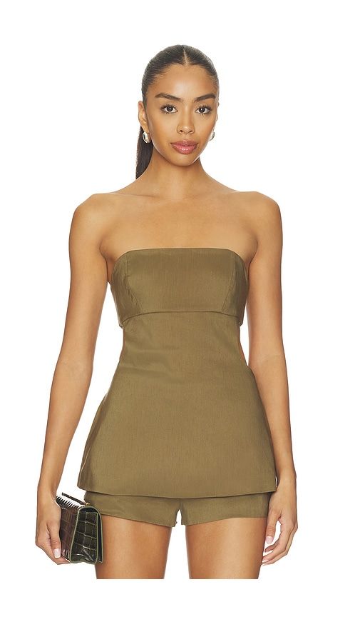 Elyn Top in Olive. - size L (also in M, XL, XS) - EAVES - Modalova