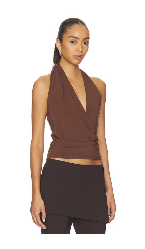 Thea Top in Chocolate. - size L (also in XL) - EAVES - Modalova