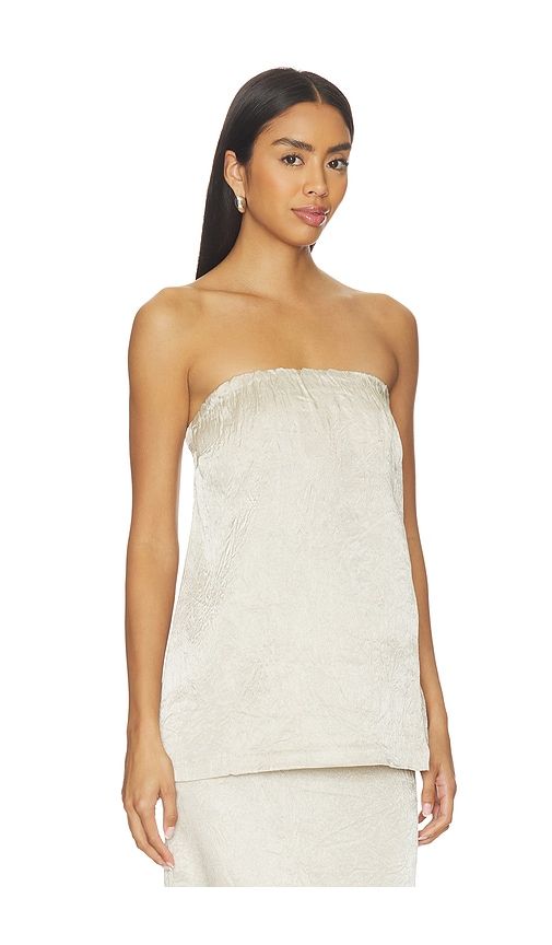 Kory Top in Metallic Neutral. - size L (also in M, S, XL, XS) - EAVES - Modalova