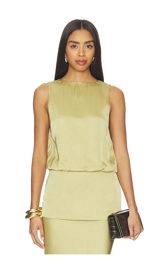 Reidun Top in Olive. - size L (also in M, S, XL) - EAVES - Modalova
