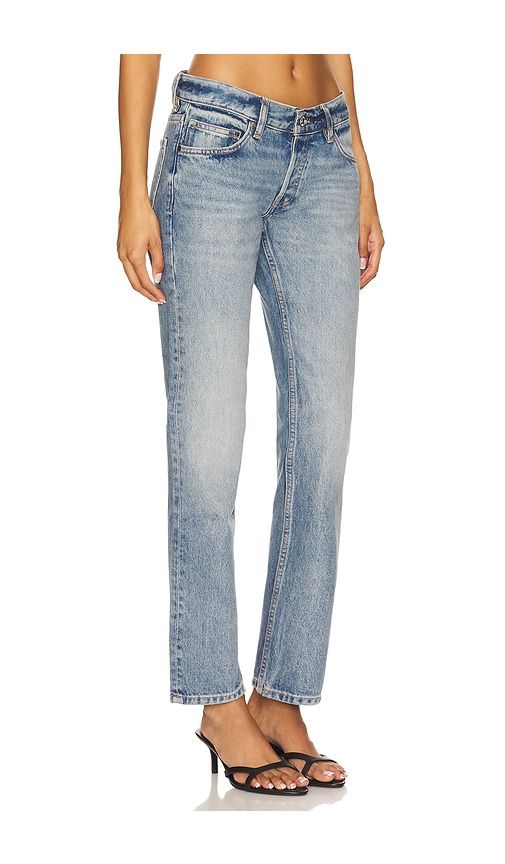 Low Rise Straight in Blue. - size 23 (also in 24, 26, 27, 28, 29, 30, 31) - EB Denim - Modalova