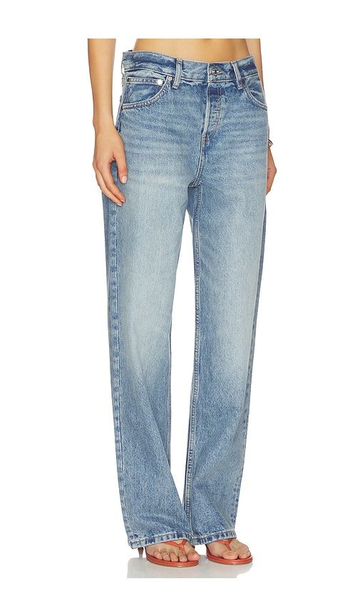 Mid Rise Baggy Jeans in Blue. - size 23 (also in 24, 25, 26, 27, 28, 29, 30) - EB Denim - Modalova