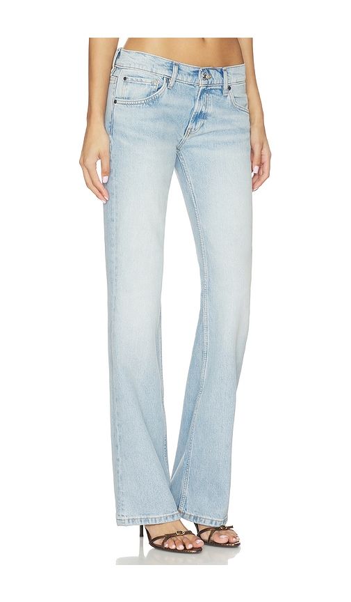 Maria Mid Rise Bootcut Jeans in Blue. - size 24 (also in 25, 26, 27, 28, 29, 30, 31) - EB Denim - Modalova