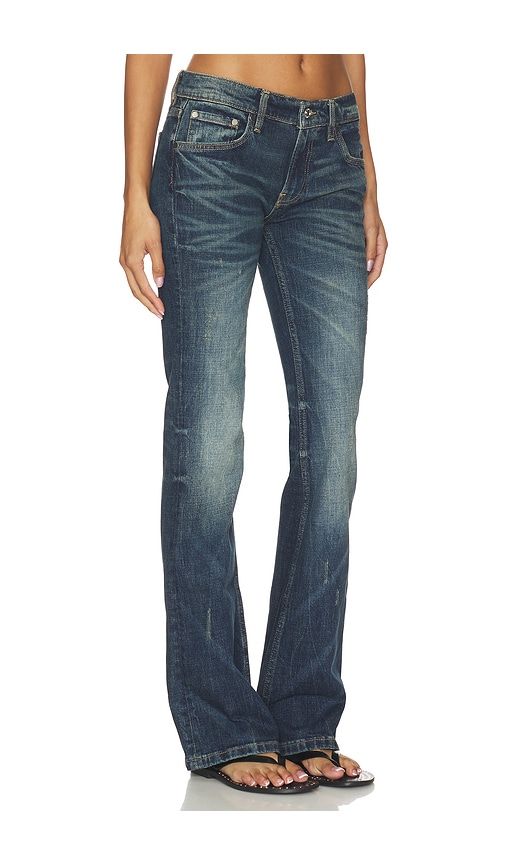 Maria Slim Bootcut Jean in Blue. - size 24 (also in 26, 27) - EB Denim - Modalova