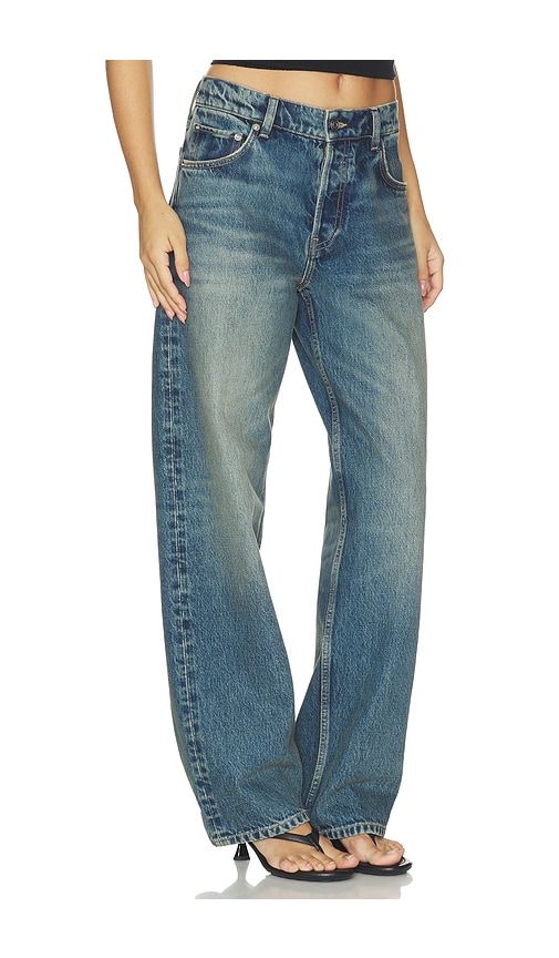 Mid Rise Baggy Jean in Blue. - size 24 (also in 25) - EB Denim - Modalova