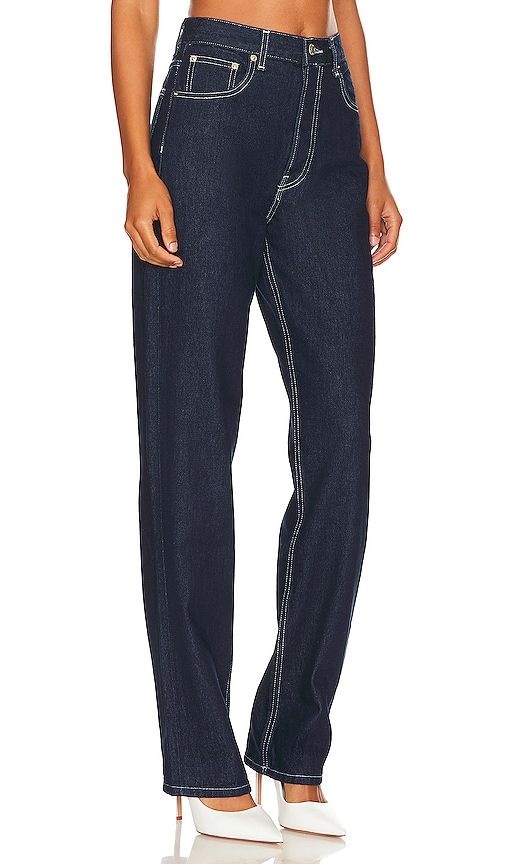 High Rise Straight Jeans in Denim-Dark. - size 31 (also in 32) - EB Denim - Modalova