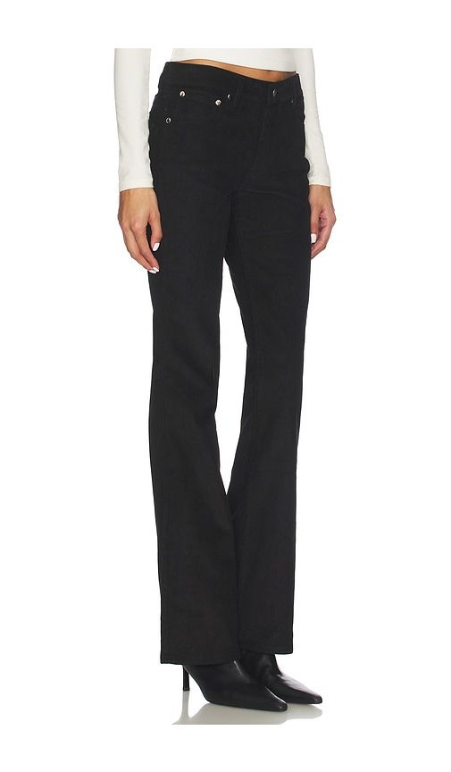 Maria Mid Rise Bootcut Pant in Black. - size 26 (also in 27) - EB Denim - Modalova