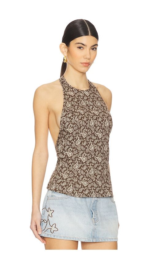 X REVOLVE Iris Top in . Taglia L. Also in M - EB Denim - Modalova