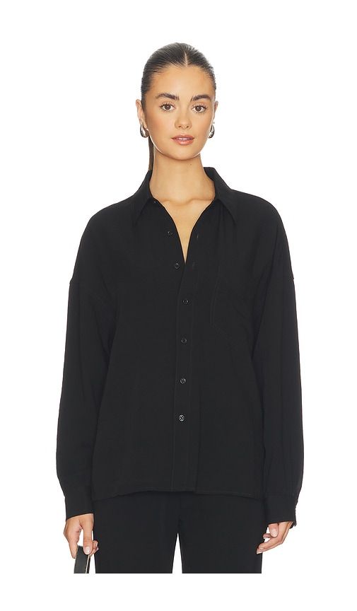 Adeline Button Down Shirt in Black. - size S (also in XS) - EB Denim - Modalova