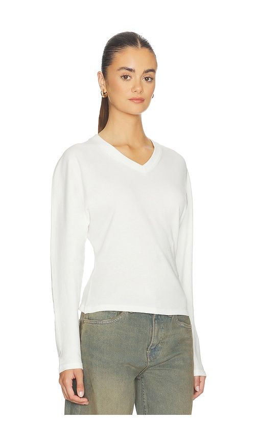 Acacia V Neck Long Sleeve Top in . - size M (also in S) - EB Denim - Modalova