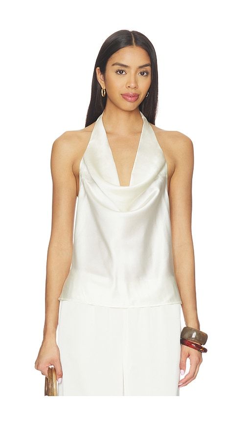 Cassia Halter Tank Top in Ivory. - size L (also in M, S, XS) - EB Denim - Modalova