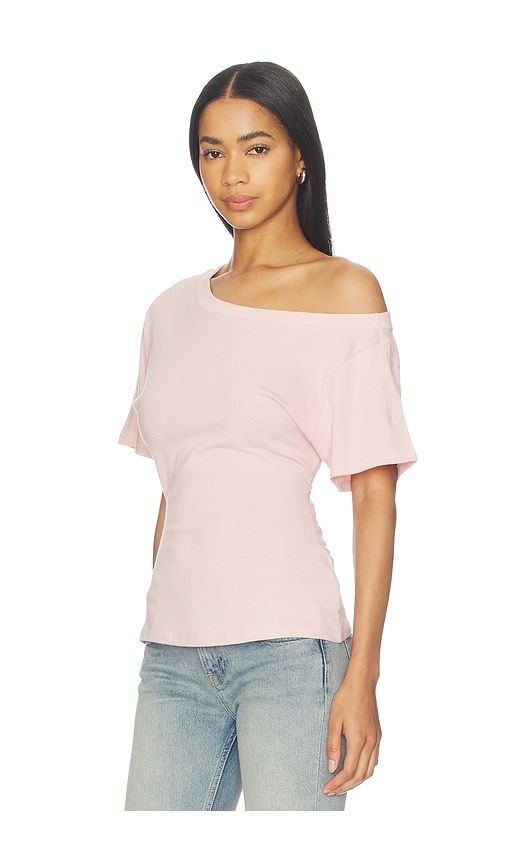 Elena Off The Shoulder Top in Pink. - size L (also in M, S, XS) - EB Denim - Modalova