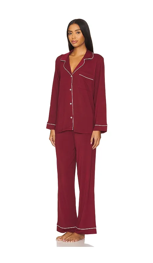 Gisele Long PJ Set in Wildberry. - size L (also in M, S, XL, XS) - eberjey - Modalova