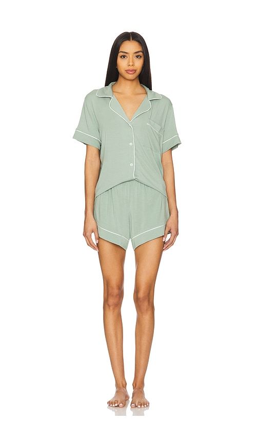 Gisele Relaxed Short PJ Set in Sage. - size L (also in M, S, XS) - eberjey - Modalova