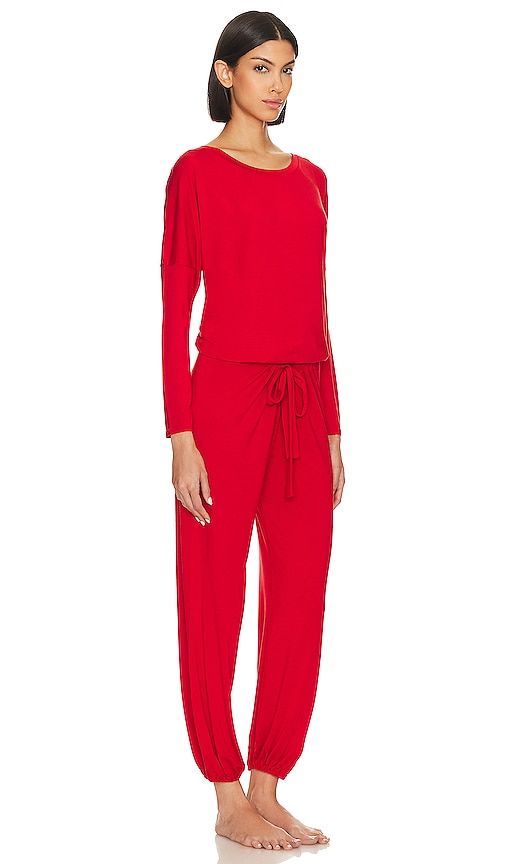 Gisele Slouchy Pajama Set in Red. - size L (also in XL) - eberjey - Modalova