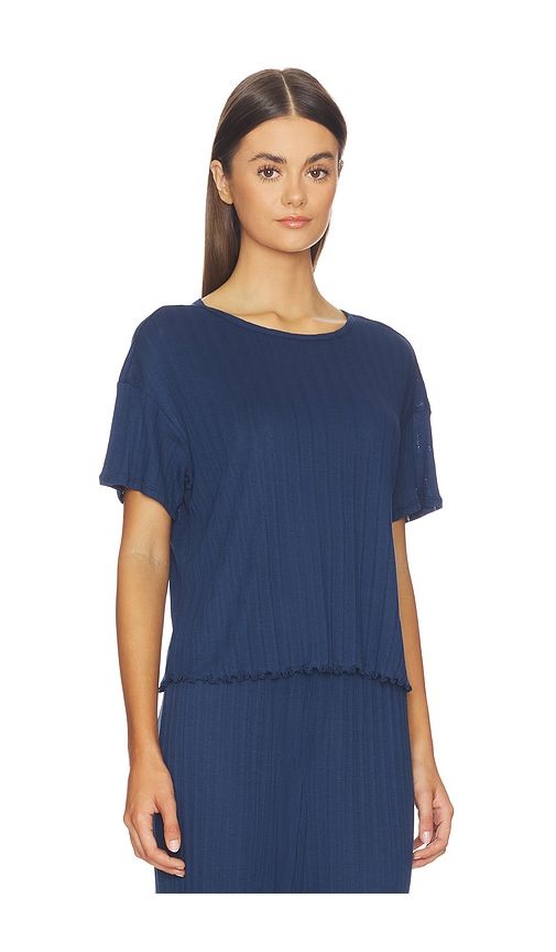 Pointelle Short Sleeve Tee in . - size M (also in S, XS) - eberjey - Modalova