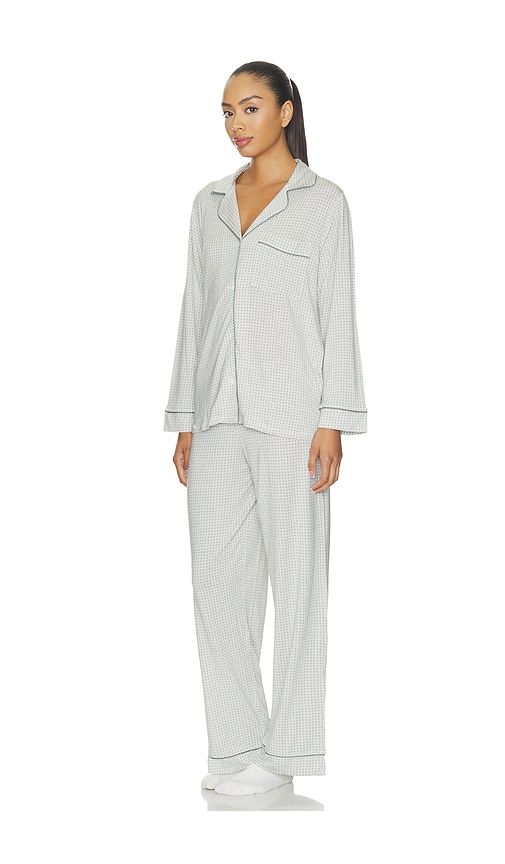 Gisele Printed Long Pajama Set in Multi. - size L (also in M, S, XL, XS) - eberjey - Modalova