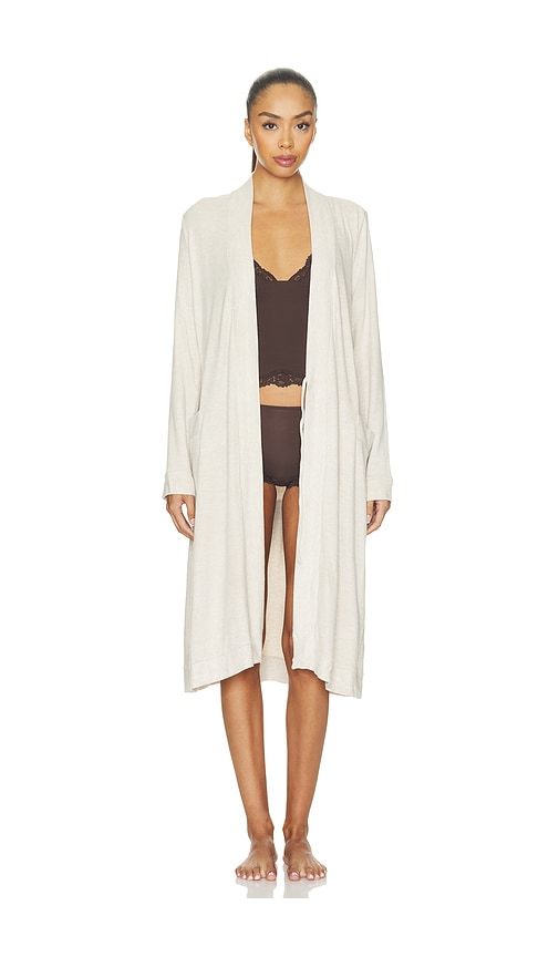 Cozy Time Robe in Beige. - size M (also in S, XS) - eberjey - Modalova